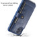 iPhone 11  iPhone 11 Buckle Zipper Shockproof Protective Case with Holder & Card Slots & Wallet & Lanyard & Photos Frame - Blue