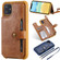 iPhone 11  iPhone 11 Buckle Zipper Shockproof Protective Case with Holder & Card Slots & Wallet & Lanyard & Photos Frame - Brown