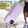 iPhone 11 BF26 Wave Pattern Card Bag Holder Phone Case - Purple