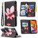 iPhone 11 Colored Drawing Pattern Zipper Horizontal Flip Leather Case with Holder & Card Slots & Wallet - Lotus