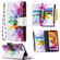 iPhone 11 Colored Drawing Pattern Zipper Horizontal Flip Leather Case with Holder & Card Slots & Wallet - Sun Flower