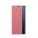 iPhone 11 Side Window Display Magnetic Suction Plain Grain Flip PU Leather + PC Case with Holder  - Pink