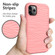 iPhone 11 Wave Pattern 3 in 1 Silicone+PC Shockproof Protective Case - Rose Gold