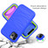 iPhone 11 Wave Pattern 3 in 1 Silicone+PC Shockproof Protective Case - Blue+Olivine