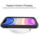 iPhone 11 Wave Pattern 3 in 1 Silicone+PC Shockproof Protective Case - Black