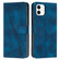 iPhone 11 Dream Triangle Leather Phone Case with Lanyard - Blue