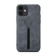 iPhone 11 Denior DV Elastic Card PU Back Cover Phone Case - Grey