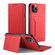 iPhone 11 Strong Magnetism Shockproof Horizontal Flip Liquid Feel Leather Case with Holder & Card Slots & Wallet - Red