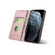 iPhone 11 Strong Magnetism Shockproof Horizontal Flip Liquid Feel Leather Case with Holder & Card Slots & Wallet - Rose Gold