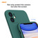 iPhone 11 Hat-Prince ENKAY ENK-PC0642 Liquid Silicone Straight Edge Shockproof Protective Case + 0.26mm 9H 2.5D Full Glue Full Coverage Tempered Glass Protector Film - Light Green