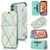 Bronzing Plating PU + TPU Horizontal Flip Leather Case with Holder & Card Slot iPhone 11 - Green