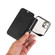 Bronzing Plating PU + TPU Horizontal Flip Leather Case with Holder & Card Slot iPhone 11 - Black