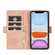 LC.IMEEKE Magnetic Buckle PU + TPU Horizontal Flip Leather Case with Holder & Card Slots & Wallet iPhone 11 - Rose Gold