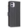 iPhone 11 9 Card Slots Zipper Wallet Leather Flip Phone Case - Black