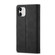 Frosted Anti-theft Brush Horizontal Flip Leather Case with Holder & Card Slots & Wallet iPhone 11 - Black