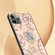 iPhone 11 Fashion Clock Pattern Rhinestone Mobile Phone Shell with Bracket / Hand Rope / Lanyard - White