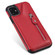 iPhone 11 Solid Color Double Buckle Zipper Shockproof Protective Case - Red