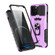 iPhone 11 All-inclusive PC TPU Glass Film Integral Phone Case - Purple