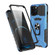 iPhone 11 All-inclusive PC TPU Glass Film Integral Phone Case - Blue