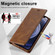 iPhone 11 LC.IMEEKE RFID Anti-theft Leather Phone Case - Brown