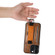 iPhone 11 Suteni H13 Card Wallet Wrist Strap Holder PU Phone Case - Brown
