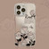 iPhone 11 Dual-side Silver-pressed Laminating TPU Phone Case - White Rose