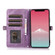 iPhone 11 Zipper Card Slot Buckle Wallet Leather Phone Case - Purple