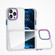 iPhone 11 Colorful Metal Lens Ring Phone Case  - Translucent