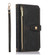 iPhone 11 Dream 9-Card Wallet Zipper Bag Leather Phone Case - Black