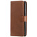 iPhone 11 Solid Color Horizontal Flip Protective Case with Holder & Card Slots & Wallet & Photo Frame & Lanyard - Brown