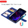 iPhone 11 Solid Color Horizontal Flip Protective Case with Holder & Card Slots & Wallet & Photo Frame & Lanyard - Purple