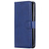 iPhone 11 Solid Color Horizontal Flip Protective Case with Holder & Card Slots & Wallet & Photo Frame & Lanyard - Blue