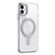 iPhone 11 Skin Feel MagSafe Shockproof Phone Case with Holder - White