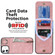 iPhone 11 Retro Ring and Zipper RFID Card Slot Phone Case - Pink