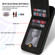 iPhone 11 N.BEKUS Vertical Flip Card Slot RFID Phone Case  - Black