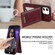 iPhone 11 N.BEKUS Vertical Flip Card Slot RFID Phone Case  - Wine Red