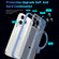iPhone 11 Metal Eyes Series MagSafe Magnetic Holder Phone Case - Blue