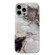 iPhone 11 2 in 1 Detachable Marble Pattern Phone Case - Black White