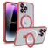 iPhone 11 Metal Eyes Series MagSafe Magnetic Holder Phone Case - Red