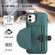 iPhone 11 Shockproof Leather Phone Case with Card Holder - Green