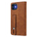 iPhone 11 Wristband Magnetic Leather Phone Case  - Brown