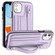 iPhone 11 Shockproof Leather Phone Case with Wrist Strap - Purple