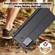 iPhone 11 Plain Weave Cowhide Genuine Leather Phone Case  - Black
