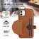iPhone 11 Shockproof Leather Phone Case with Card Holder - Brown