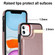 iPhone 11 Metal Buckle Card Slots Phone Case - Rose Gold