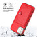 iPhone 11 Shockproof Leather Phone Case with Card Holder - Red