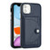 iPhone 11 Shockproof Leather Phone Case with Card Holder - Blue