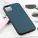 iPhone 11 Bead Texture Genuine Leather Protective Case  - Green