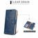 iPhone 11 Crazy Horse Texture Detachable Magnetic Back Cover Horizontal Flip Leather Case with Holder & Card Slots & Photo Frame & Wallet  - Blue