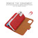 iPhone 11 Crazy Horse Texture Detachable Magnetic Back Cover Horizontal Flip Leather Case with Holder & Card Slots & Photo Frame & Wallet  - Red